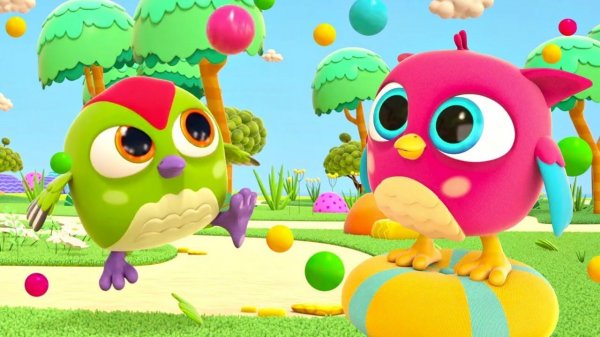 Музыкальные мультики для малышей Совенок Хопхоп — Антонимы для детей внутри-снаружи @Совенок Хопхоп