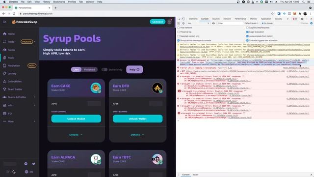 Pancakeswap and/or Binance Smartchain is down смотреть онлайн