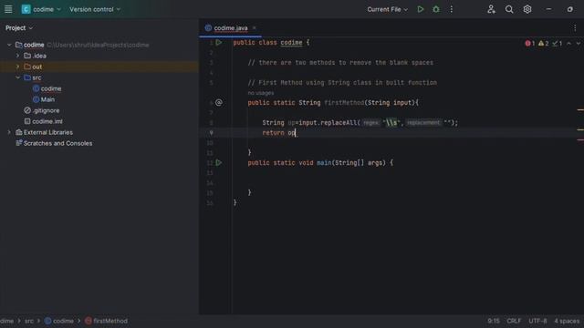 Java Programming Interview Question | # 8 How do you remove spaces from a string in Java? смотреть онлайн