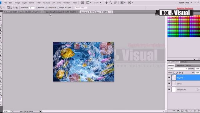 Photoshop CS6 full Bangla Tutorials step by step part-20 (Clipping Mask) смотреть онлайн