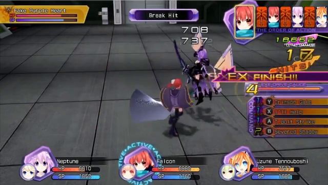 Let's Play Hyperdimension Neptunia Re;Birth1 #22 - Fake Purple Heart смотреть онлайн