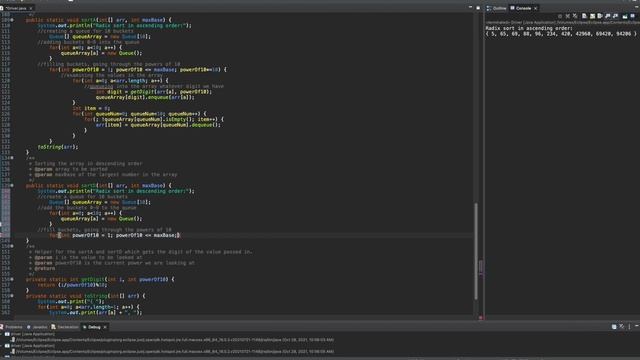 Radix Sort JAVA Assignment (part 4, radix sort descending) | Data Struct. & Algorithm Analysis смотреть онлайн