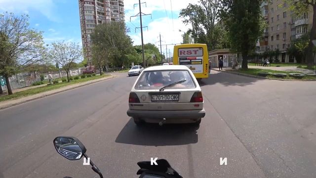 Джентльмен-райд по ОДЕССКИ// Назвали свиньёй и выезд на встречку смотреть онлайн