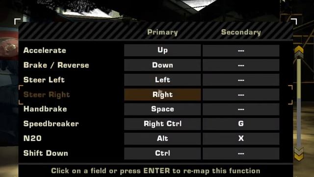 Change keyboard control | Need for Speed™ Most Wanted 2005 смотреть онлайн