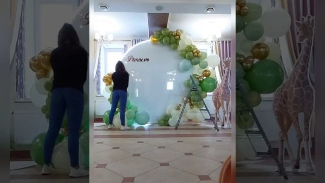 Фотозона своими руками для ребенка в стиле SAFARI PARTY смотреть онлайн