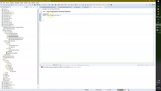 springboot with bootstrap without webjars смотреть онлайн