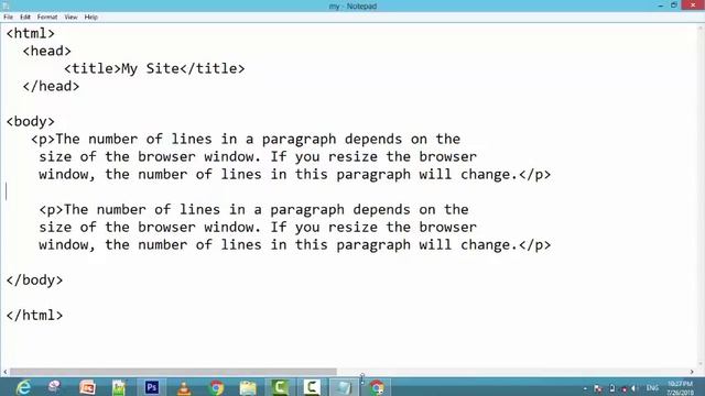 Paragraph Tag & Line break Tag in HTML - Complete HTML Course in Urdu (Part5) смотреть онлайн
