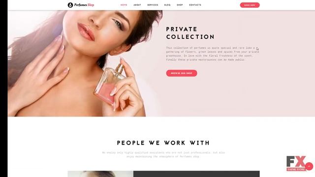 Perfumes Shop - Cosmetics Store Multipage Website Template TMT | Free смотреть онлайн
