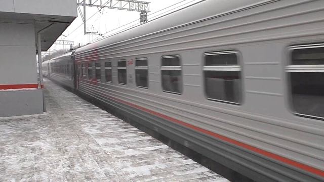 Электровоз ЭП2К-314 (ТЧЭ-6) со скорым фирменным поездом "Лотос" №006Ж Астрахань - Москва. смотреть онлайн