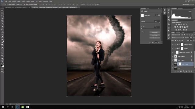 Photoshop Arka Plan Değiştirme / Renk Uyumu / Montaj teknikleri смотреть онлайн
