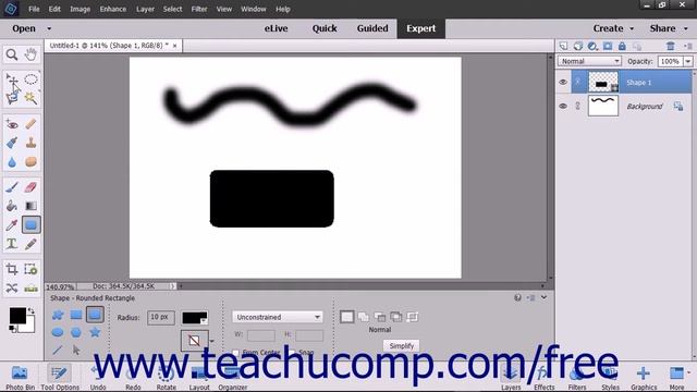 Photoshop Elements 15 Tutorial Raster vs. Vector Adobe Training смотреть онлайн