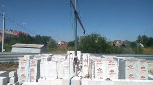 Самодельный мини кран для блоков из газо бетона
