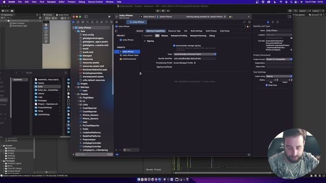 Unity + Xcode - Building for iOS смотреть онлайн