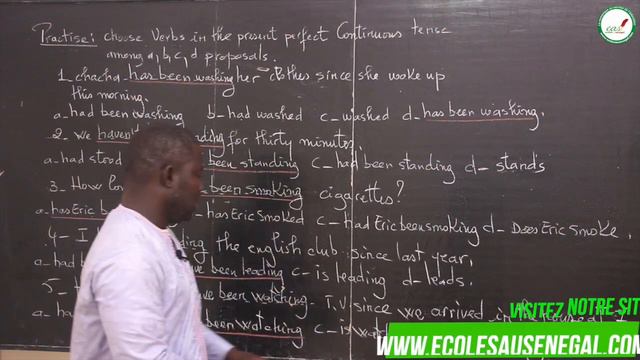 Exercices - Première - Anglais : The present and past perfect continuous tenses / Mr Soumaré смотреть онлайн