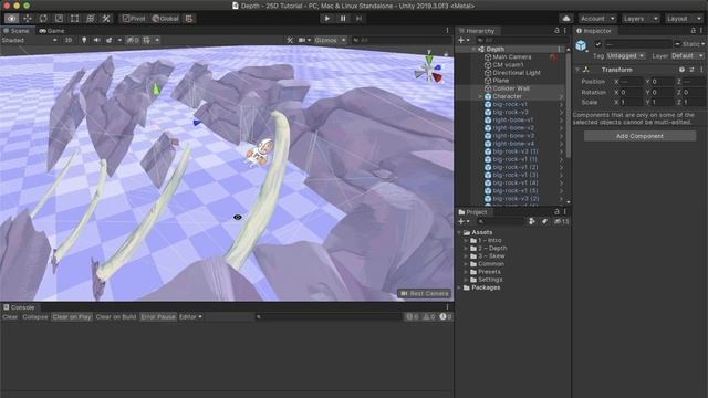 2.5D Unity Game #3 – Skew Shader Graph Tutorial смотреть онлайн