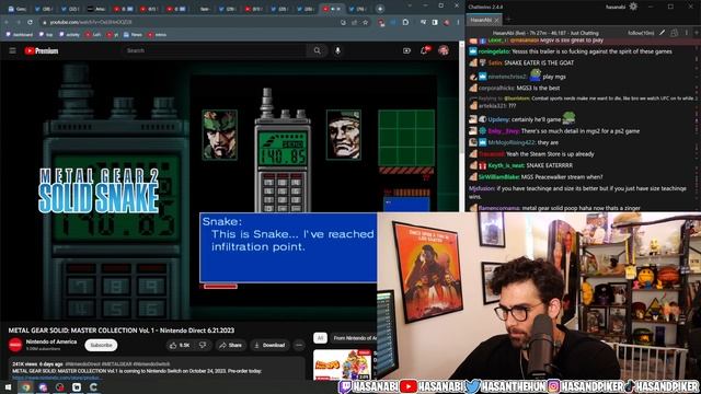METAL GEAR SOLID MASTER COLLECTION Vol 1 | HasanAbi Reacts смотреть онлайн