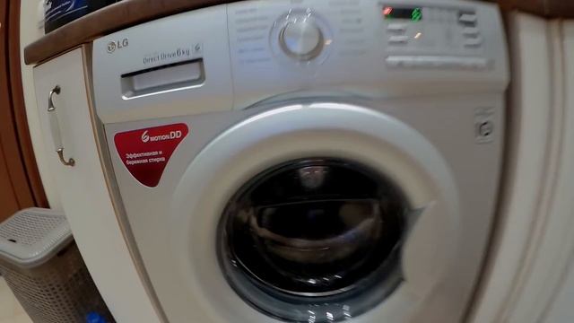 Стиральная машина LG E10B8ND5 распаковка и обзор пример стирки! смотреть онлайн