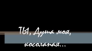 Ты, Душа моя - косолапая / Рада Рай.