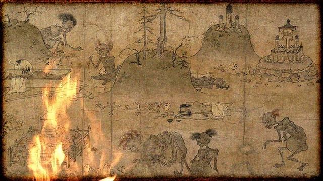 Гуан и гуи у тела покойного Легенды и мифы Китай