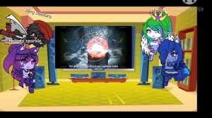 mlp reacts to doom eternal rap home to hel ft (twilight sombra Celestia luna) glmv original