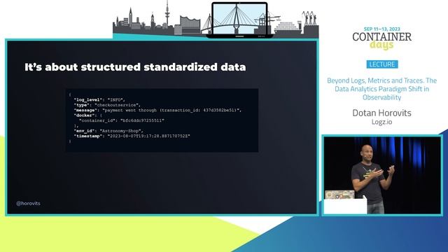 Beyond Logs, Metrics and Traces. The Data Analytics Paradigm Shift in Observability — Dotan Horovit смотреть онлайн