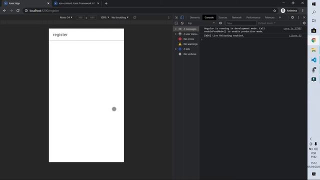 Ionic Tutorial #4 - Login and Registration pages - HTML and SCSS смотреть онлайн