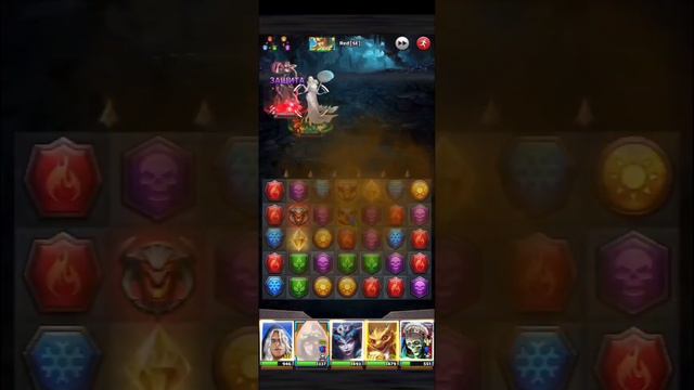 MythWars puzzles. Sauron [NoC] Hero review. Юнона, обзор героя+ демо смотреть онлайн