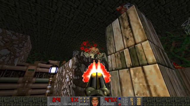 Doom 2: First attempt of maps "Spider's Web and Caves" by YargSilvr ~~ UV MAX & Commentary смотреть онлайн