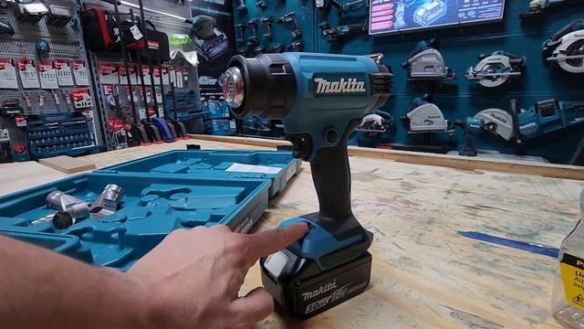 Nueva Pistola de Calor Makita 18v DHG181ZK смотреть онлайн