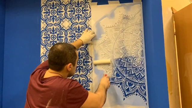 МНОГОРАЗОВЫЕ ТРАФАРЕТЫ ДЛЯ СТЕН ПОД ПОКРАСКУ. Обзор трафаретов для декора стен своими руками смотреть онлайн