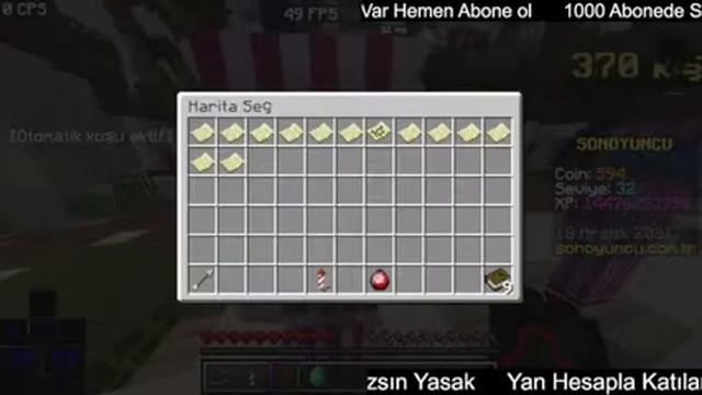 Sonoyuncu Svip+ Çekilişi Var Koş 1000 Abonede -Minecraft Sonoyuncu смотреть онлайн
