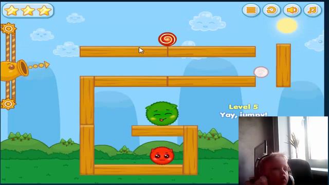 Видео для детей.Мини игра.Пушка против красного и зеленого монстра смотреть онлайн