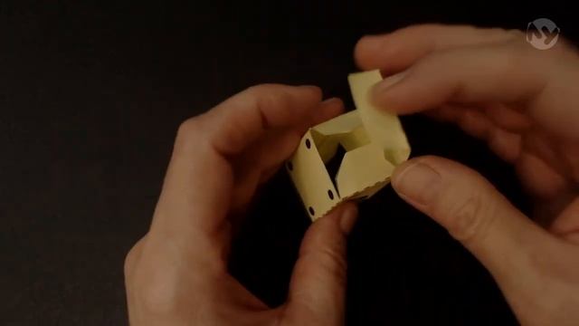 Кубик из бумаги для настольных игр. смотреть онлайн
