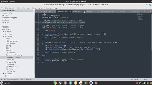 Criando um projeto PHP Simples [parte 20] смотреть онлайн