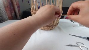 Мастер-класс «Корзинка с ажурной загибкой»