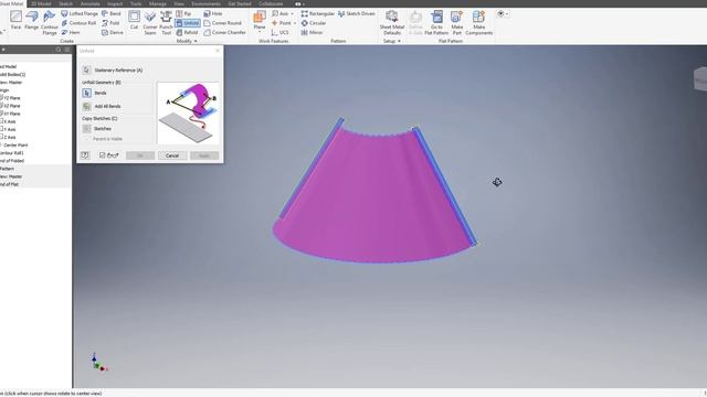 How to Autodesk Inventor 2019 Sheet Metal смотреть онлайн