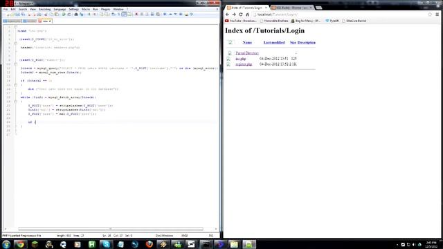 PHP - MySQL - Login System - Login.php смотреть онлайн