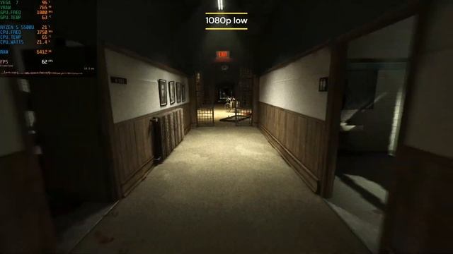 Outlast 1 - RYZEN 5 5500U VEGA 7 смотреть онлайн