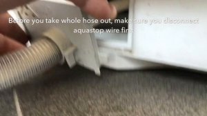 How to change/replace AquaStop hose on Bosch/Siemens dishwashers