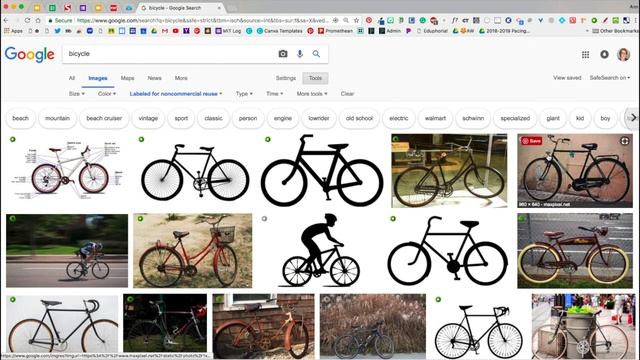 Usage Rights Tool in a Google Image Search смотреть онлайн