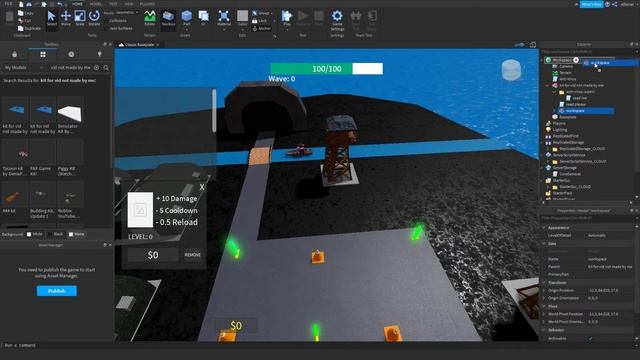 How to make a Tower Defense Simulator game in Roblox Studio! смотреть онлайн