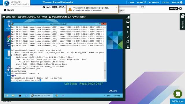 VMware Docker Commands | Hands-on Labs | CSE427 смотреть онлайн