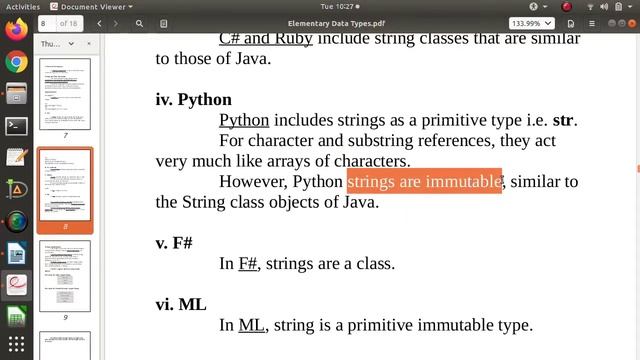 Character String Types | PPL | Sebesta | Elementary Data Types in Programming Language смотреть онлайн
