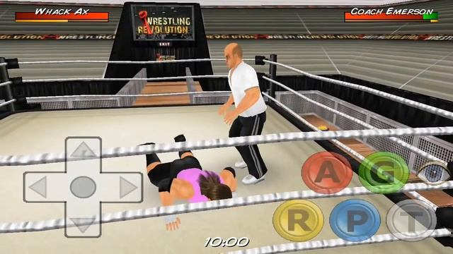 ► Wrestling Revolution 3D (MDickie) WWE Games Training Mode With Coach Android Gameplay