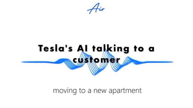 Tesla's AI bot talking to a real customer. смотреть онлайн