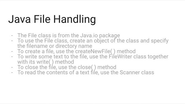 Java File Handling - Java Tutorial смотреть онлайн