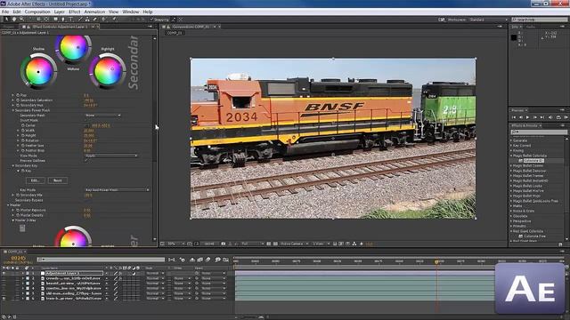 Цветокоррекция и грейдинг в After Effects. Работа с плагинами Colorista и Magic Bullet Looks смотреть онлайн