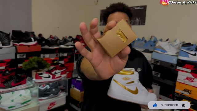 Air Jordan 1 High WHITE & GOLD - Review & On Feet смотреть онлайн