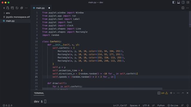 4 Graphical effects- Recreate classic C64 game in Python with Pyglet смотреть онлайн