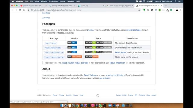 Pengenalan dan Cara Menginstall React Router (Routing Part 1) - #10 ReactJS Tutorial [Indonesia] смотреть онлайн